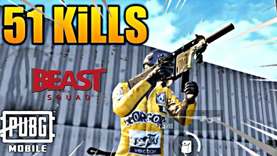 Pubg Mobile Record 51 Kills  - Beast Squad